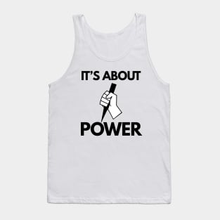 Buffy the vampire slayer quote it's about power Tank Top